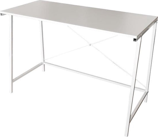 Desk Sturdy - laptop table - computer table - industrial - white