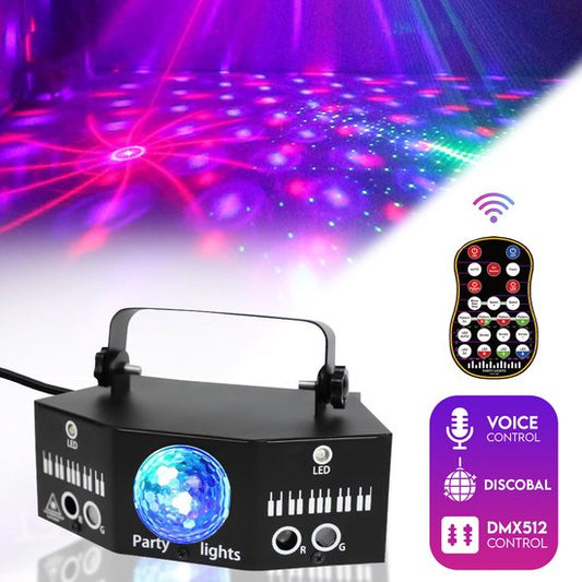 MSP Pulse FX 7 - lampe disco - boule disco - laser - boule disco - LED - DMX - party lighting