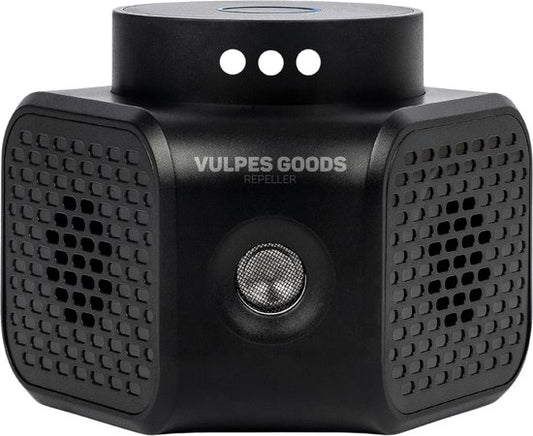 Vulpes Goods® Repellent - Répulsif pour souris - Répulsif à ultrasons - Répulsif pour l'intérieur - Répulsif pour rats - Contrôle des souris - 360 degrés & 4 modes - Répulsif pour nuisibles - PRO Black
