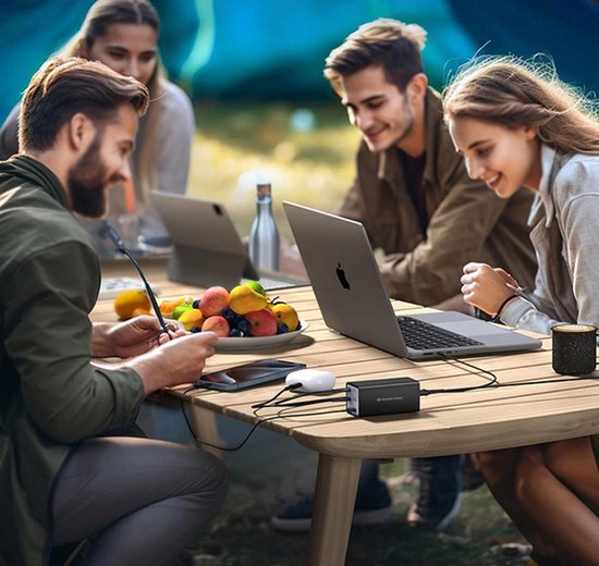 Conceptronic OZUL06BE chargeur universel pour appareils mobiles Noir AC Fast Charging Indoor