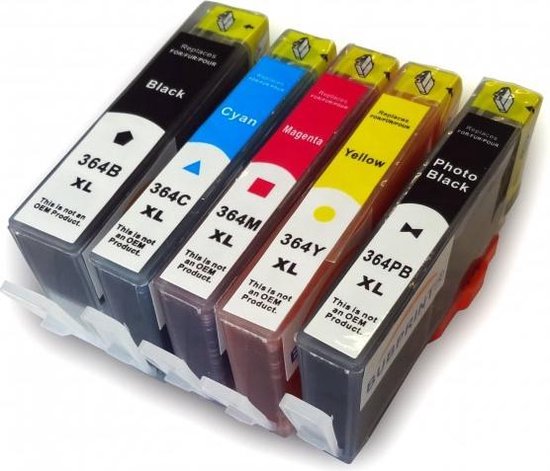Marque maison 364XL 10 cartouches pour HP (y compris photo)