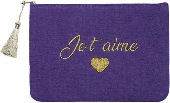 Trousse de toilette Je t'aime