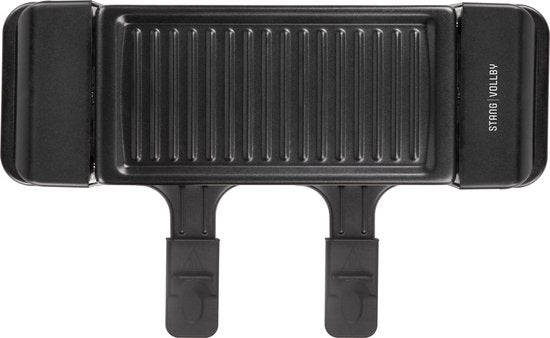 StangVollby GRILLA Set Gourmet pour 2 personnes - Petit Set Gourmet - Plaque de gril électrique - Set Raclette Gourmet - Griller - Frire - Antiadhésif - Gourmet - Dîner de Noël - Noir - Plastique - Sets Gourmet - Poêles Gourmet - 350W