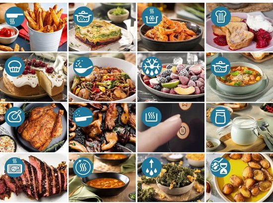Philips 3000 Series Airfryer NA330/00 - 6,2 L - Rapid Air Plus - Fenêtre de visualisation - Écran tactile