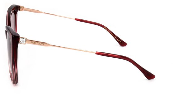 Lunettes de soleil Jimmy Choo SEBA-S-7W5-BURG-SHADED ø 58 mm