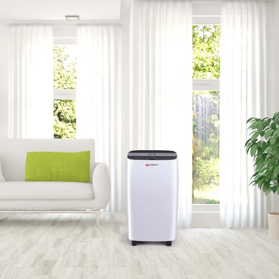 Déshumidificateur et purificateur d'air alpina - Silencieux : 46 dB - Déshumidifie jusqu'à 10L par jour