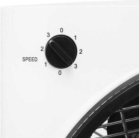 Ventilateur de caisson 3 vitesses - Minuterie 120 min - Large circulation d'air - Compact et élégant - Tristar VE-5858