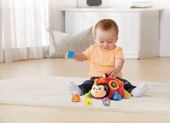 VTech Baby Merry Shapes Beetle - Jouet éducatif - Centre d'activités - 1 à 3 ans - Langue allemande