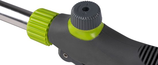 Tête d'arrosage Kinzo - tuyau d'arrosage - 66 x 9 x 3.5 CM - avec 27 trous d'arrosage - connecteur 1/2 pour tuyau d'arrosage - vert/gris