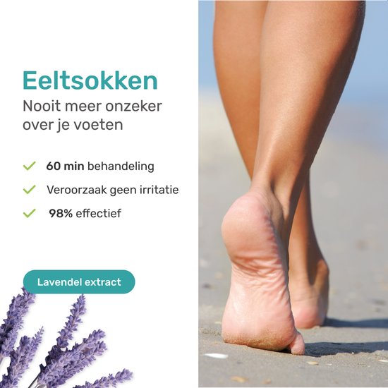 Chaussettes à callosités douces et soyeuses - 2 packs - Masque d'exfoliation des pieds - Élimination des callosités pour les pieds - Masque pour les pieds - Callosités - Lime - Râpe - Crème de remplacement - Élimination - Lavande -...