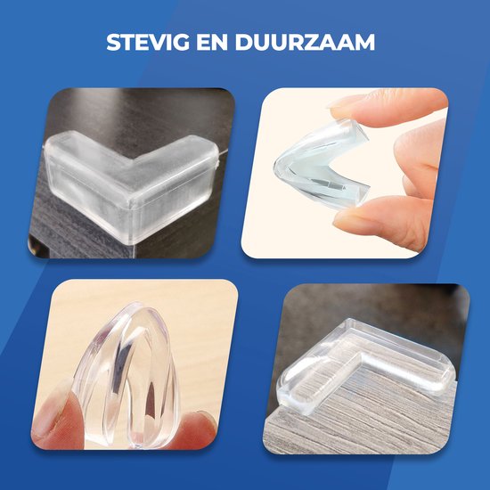 Roegaarden Corner Protector Baby - Protège-coins de table - Butoir - 20 pièces - Transparent