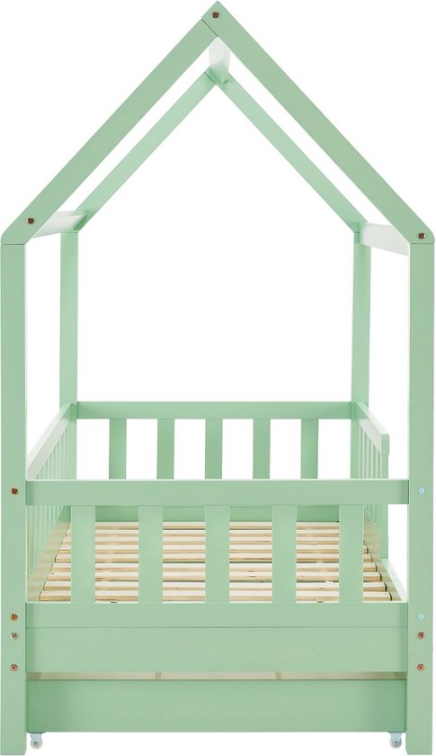 Lit enfant Marli - 90 x 200 cm - Mint - Tiroirs de lit inclus