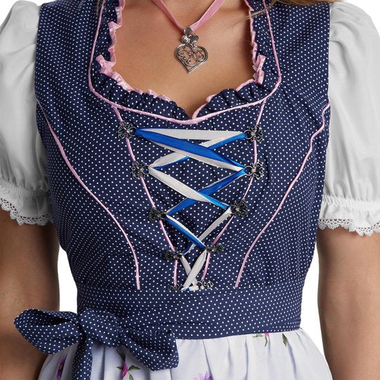 Dressforfun Mini-Dirndl Garching modèle 2 XXL - Robe fantaisie costume halloween robe de soirée robe carnaval costume carnaval robe de soirée - 304669