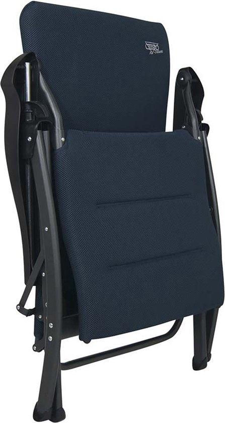 Crespo Relaxchair - AP/242 - Air-Deluxe - Ergonomique et pliable - Avec oreiller - Bleu