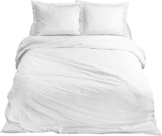 Ten Cate Premium - Enveloppe de couette 240 x 220 coton - Enveloppes de couette - Enveloppe de couette 240 x 220 - Satin - White Whisper - White