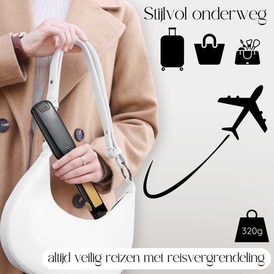 Sansbeauté® Professional Straightener - 2 in 1 - Curling tongs - Straighteners - Hair Straightener - Fast Warm-up - 80℃ to 230℃ - Straightening & Curling - ION technology