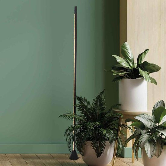 Steinhauer - lampadaire - LuzHaz - noir - métal - Ø 10cm - LED - 4133ZW