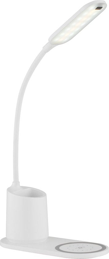 Globo lampe à poser Melli - blanc - plastique - 58429W
