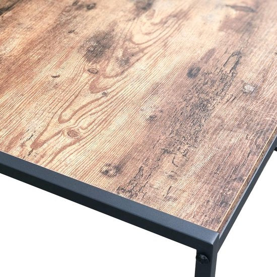 VDD Industrial Vintage Design Desk Sturdy - table pour ordinateur portable - industrielle - 100x45x75 cm