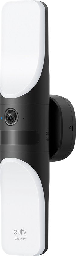 eufy Security S100 Applique murale avec caméra - Applique murale avec caméra - Résolution 2K - Éclairage 1 200 lumens - Vision nocturne couleur - Détection intelligente AI - Étanchéité IP65 - Pas de frais mensuels - Filaire