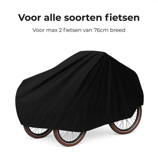 Bakfietshoes - 100% imperméable - Bakfiets - Housse de protection - Housses - Housse de pluie - Housse - Noir - Extra fort - Luft