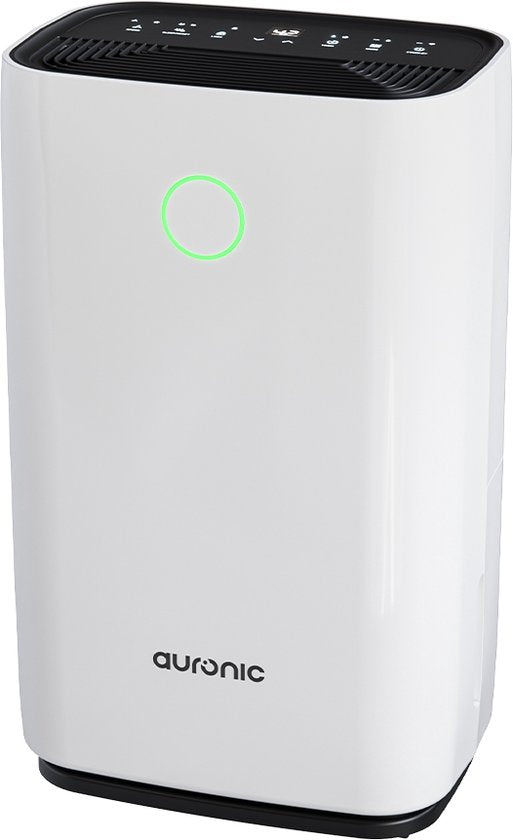 Auronic - Déshumidificateur - Blanc et plastique - Capacité de 16 l par jour - Fonction Lavage-Séchage & Mode Nuit - Pour chambre et salon