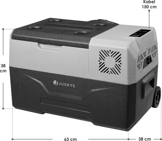 Glacière électronique / Glacière à compresseur Yukon - 30 litres - Connexion 12/24 & 230 V