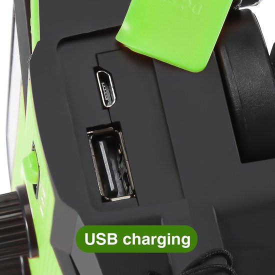 Radio solaire - Radio à manivelle 4000mAh - Dynamo solaire à manivelle, AM/FM/NOAA Radio météo portable - Avec lampe de poche - Alarme SOS - Chargeur de téléphone portable d'urgence