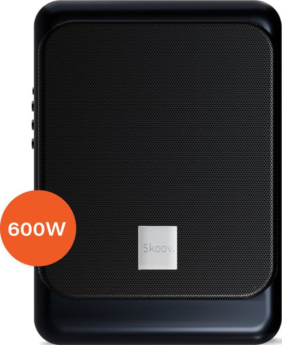 Skoov SlimBass Car Subwoofer Avec Amplificateur Intégré - 200W - Télécommande - Haut-parleurs - Sous-siège - Actif - Woofer