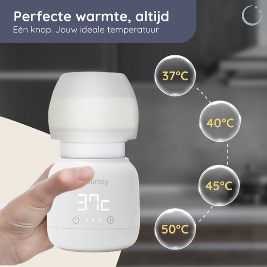 Numsy Velmi chauffe-biberon très portable - sans fil - 4 adaptateurs inclus