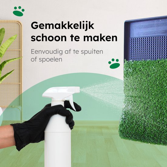 Gtrise Toilette pour chien avec 2 tapis - extérieur/intérieur - toilet training Ebook - Animal Toilet