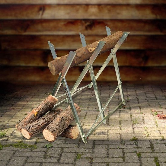 ERRO Chevalet de sciage | tréteau | 150kg | 79 x 80 cm | pour grumes ø30cm