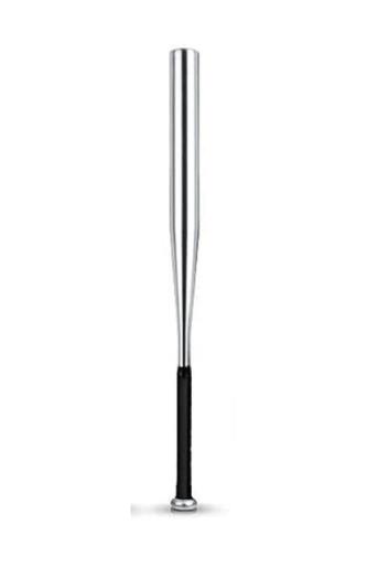 HELDENWERK - Batte de baseball - Aluminium - Argent - 79 cm - Avec poignée antidérapante et sac de transport - Légère et robuste - Idéale pour l'entraînement et l'autodéfense