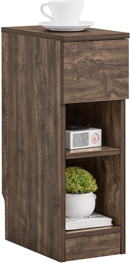 SoBuy Table de chevet, pour salon, chambre à coucher FBT111-SN