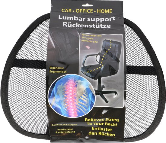 Lifetime - Dossier ergonomique - 39x39cm - Noir