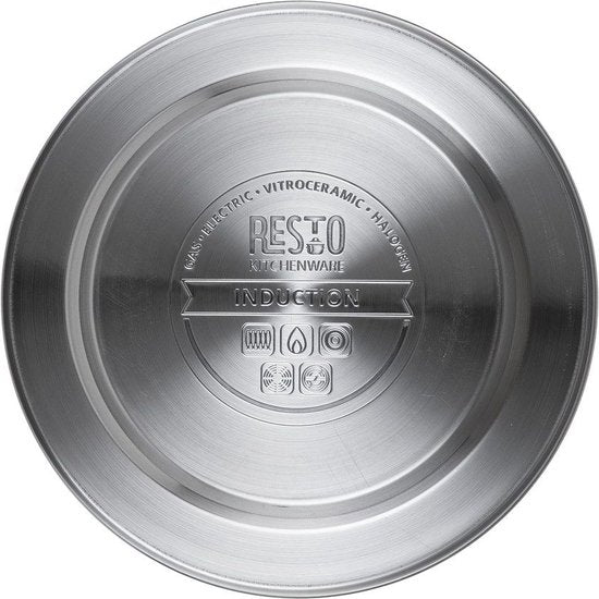 Bouilloire sifflante - Resto - 3L - Acier inoxydable - Induction - Argenté