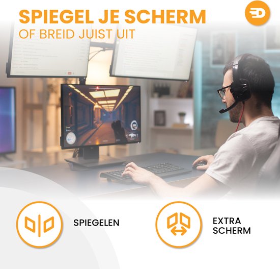 Drivv. Câble HDMI Premium 2.0 - Ultra HD 4K 60 Hz - HDMI vers HDMI - Convient à Xbox Series X & PS5 - 1 mètre - PVC - Gris