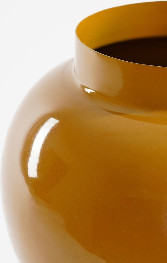 Mica Decorations Vase Boyd - H37 x Ø26 cm - Métal - Brun