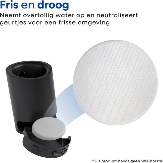 EasyPicks Recharge de tampons absorbeurs d'humidité et d'odeurs - 2 pièces - Pour brosses de toilettes - Hygiénique et frais