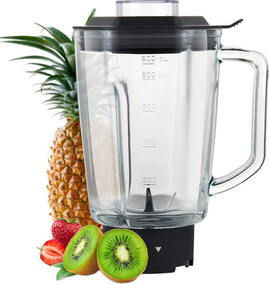 MOA Cruche en verre - Pour blender ou smoothie maker - Cruche robuste pour blender - Convient pour MOAMBC10 et MOAMB10B - 900ml