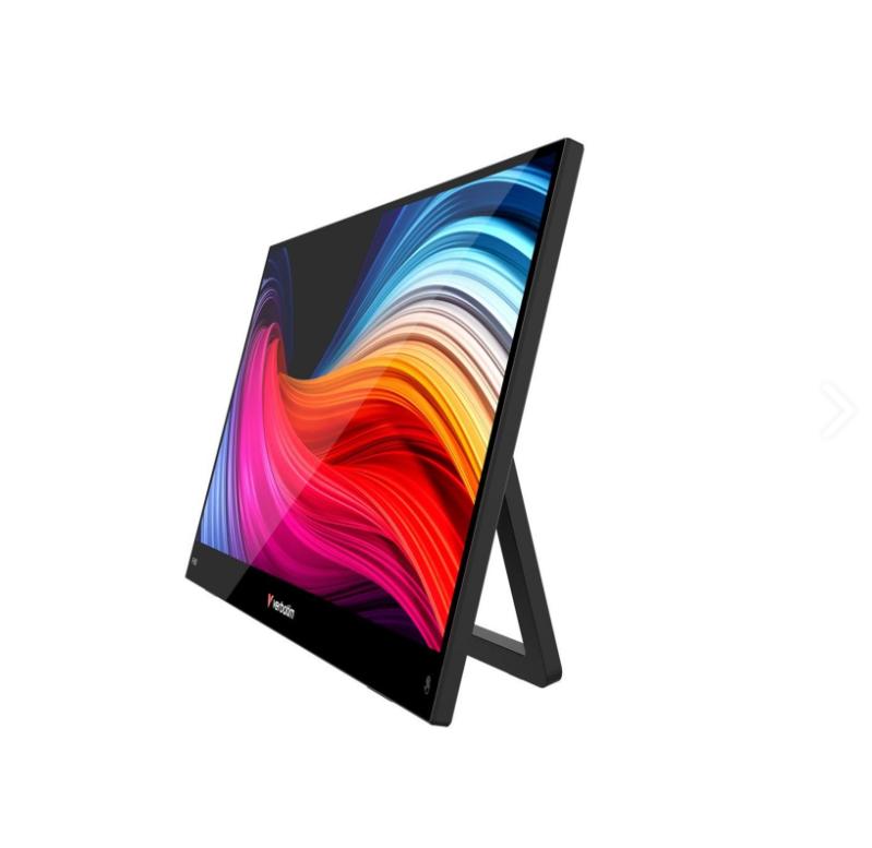 Verbatim Portable Touch Monitor 15,6 pouces - Full HD 1920x1080 - Écran tactile - Noir