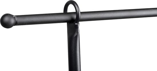 Arti Casa Table Rod - Cadre de décoration - avec pinces - pour fleurs, ballons, lumières et plantes - Arche de mariage - Métal - Noir