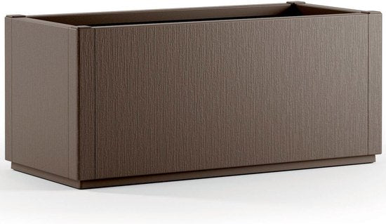 Jardinière Casaria - Système de drainage résistant au gel 80l - Marron