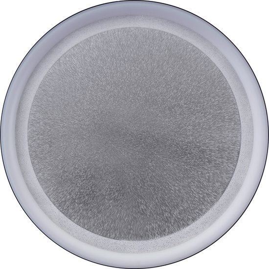 Brilliant Quito - Plafonnier - LED 30W - 42cm - Design noir - Effet pailleté - Dim à 3 niveaux