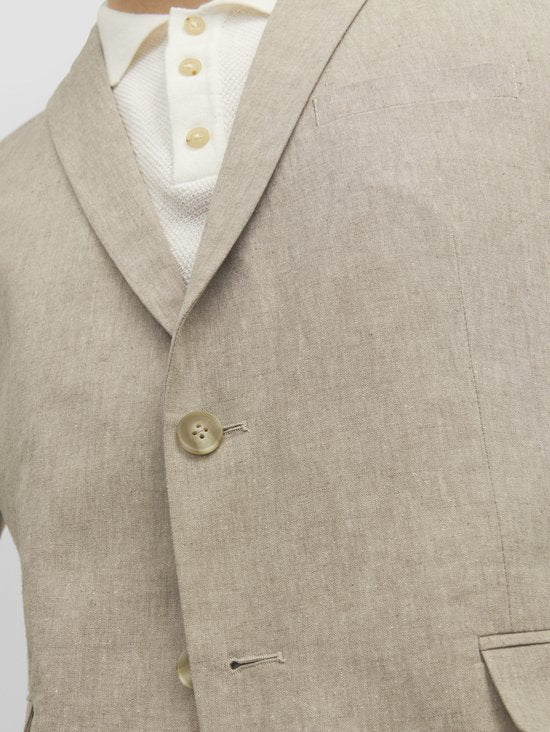 Jack & Jones Premium Blazer avec rangée de boutons unique JPRRIVIERA Slim Fit Blazer