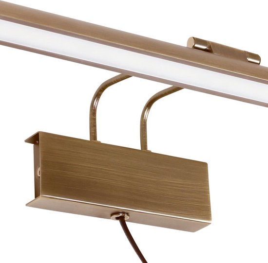 Steinhauer Litho LED - Applique murale Classic - Bronze - H:9.4cm - Universelle - Pour l'intérieur - Métal - Appliques murales - Chambre à coucher - Salon