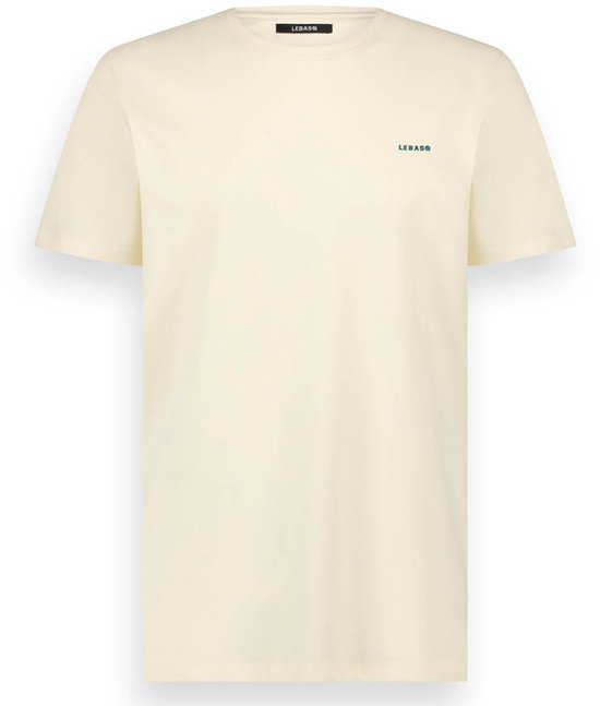 LEBASQ - The Baker - T-shirt - Manches courtes - Blanc cassé - L - coton bio - Impression 3D