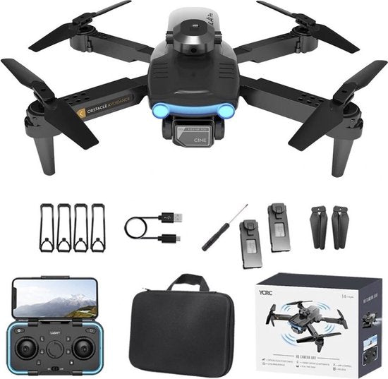 Dutch Wanted - Dronemission - Drone avec double caméra 4K - Noir