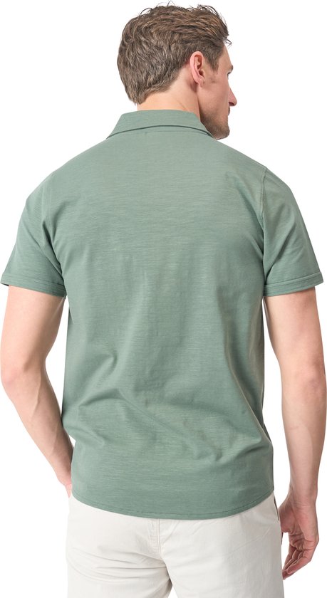 Mario Russo Chemise à manches courtes - Chemise homme - Polo homme - t shirt homme - XL - Duck Green