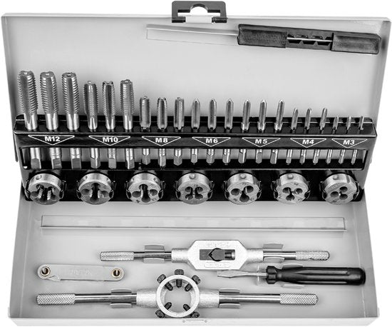 Brüder Mannesmann Set d'écrous à tarauder et à couper 32 pièces 53250